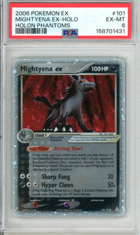 Pokemon Graded: Mightyena ex 101/110 Holon Phantoms (2006) Holo PSA 6