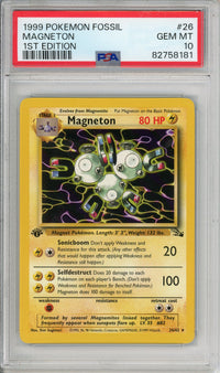 Pokemon Graded: Magneton 1st Edition PSA 10