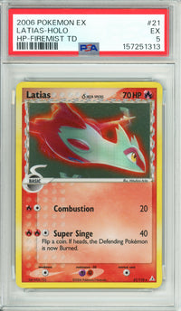 Pokemon Graded: Latias 21/110 Firemist (2006) Holo PSA 5