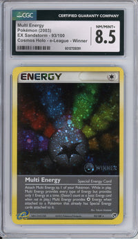 Pokemon Graded: Multi Energy EX Sandstorm 93/100 CGC 8.5