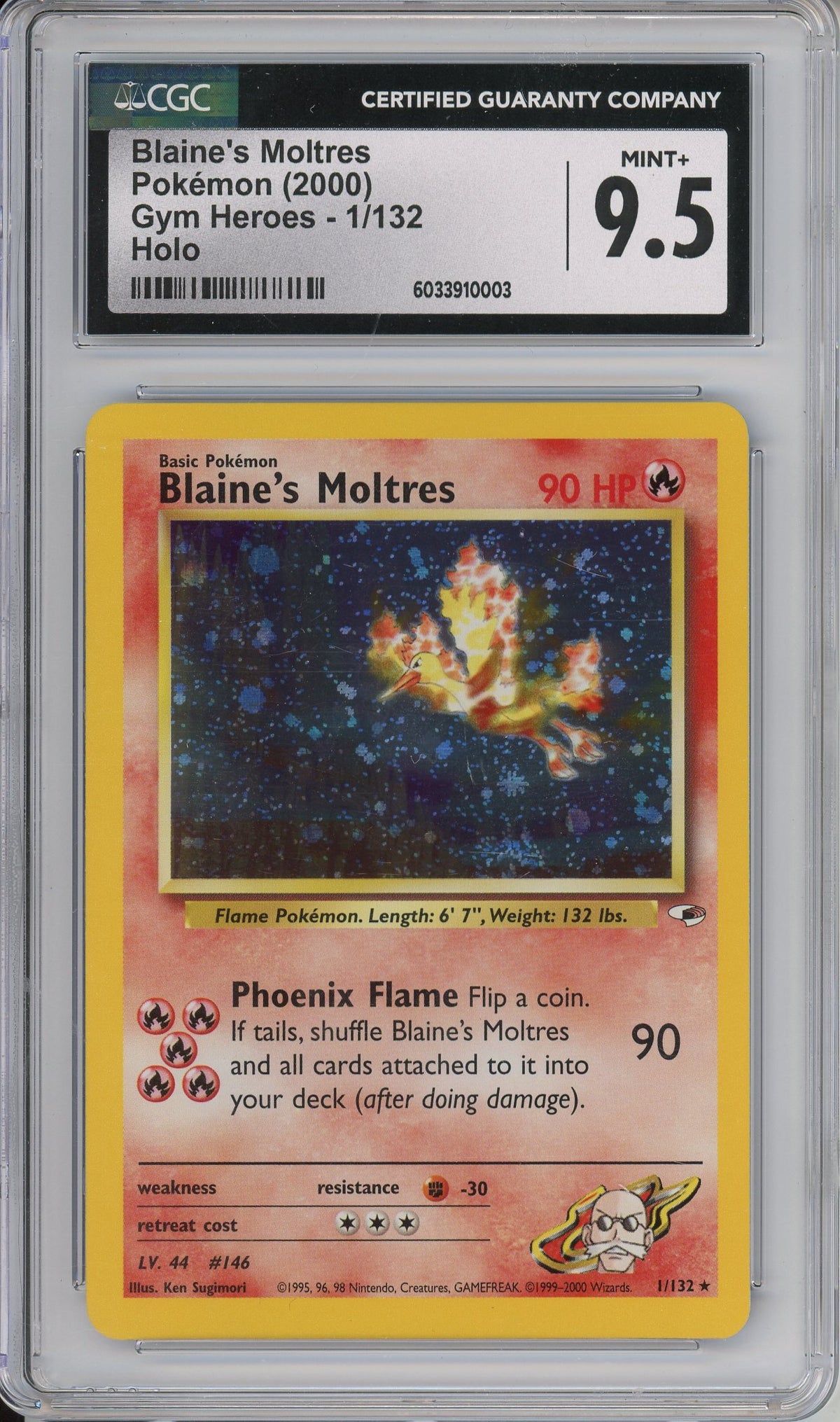 Pokemon Graded: Blaine's Moltres CGC 9.5