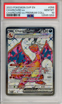 Pokemon Graded: Charizard ex #56 Premium Collection Promo (2023) Full Art Holo PSA 10