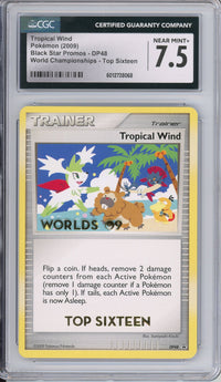Pokemon Graded: Tropical Wind #DP48 Black Star Promo World Championships Top Sixteen CGC 7.5
