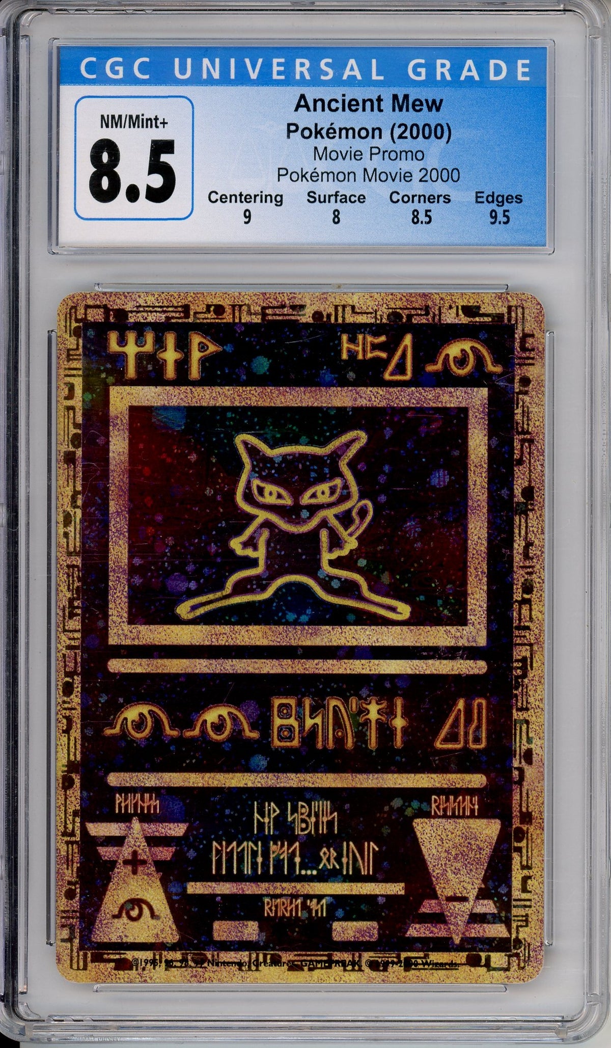 Pokemon Graded: Ancient Mew Movie Promo (2000) Holo CGC 8.5