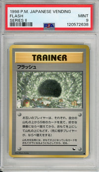 Pokemon Graded: JP Flash Trainer Vending Series II (1998) PSA 9