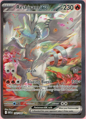 Pokemon Single: Reshiram ex 166/086 White Flare (2025) SIR NM