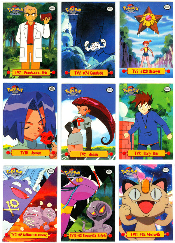 Pokemon: 1999 Topps Pokémon TV Series Complete Puzzle Set