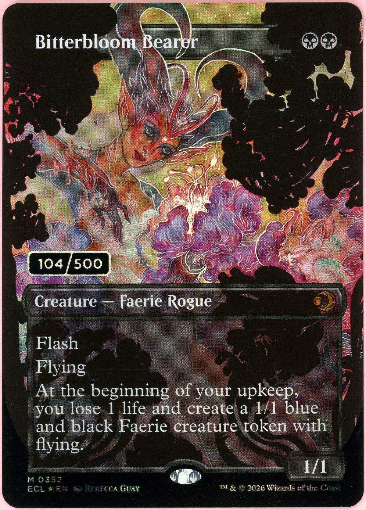 MTG Single: Bitterbloom Bearer Serialized 104/500 Lorwyn Eclipsed (2026) NM