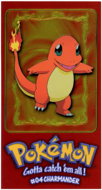 Pokemon: 1999 Topps Jumbo Chrome Charmander #4/5