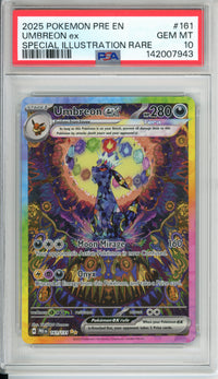 Pokemon Graded: Umbreon ex 161/131 Prismatic Evolutions (2025) SIR PSA 10