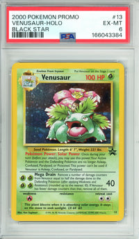 Pokemon Graded: Venusaur #13 WoTC Promo (2000) Holo PSA 6