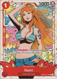 One Piece SIngle: Nami Manga Alt Art ST01-007 Wings Of The Captain LP