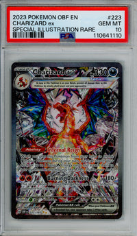 Pokemon Graded: Charizard ex 223/197 Obsidian Flames (2023) PSA 10
