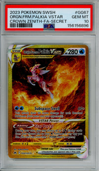 Pokemon Graded: Origin Forme Pakia VSTAR GG67/GG70 Crown Zenith (2023) PSA 10