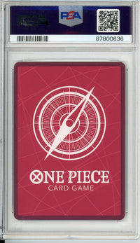One Piece Graded: Monkey D. Luffy OP01-003 Alt Art Errata (2022) PSA 10
