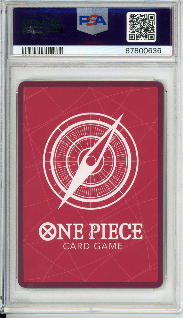 One Piece Graded: Monkey D. Luffy OP01-003 Alt Art Errata (2022) PSA 10