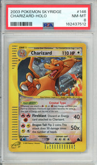 Pokemon Graded: Charizard 146/144 Skyridge (2003) Holo PSA 8