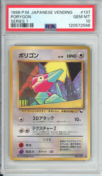 Pokemon Graded: JP Porygon #137 Vending Series I (1998) PSA 10