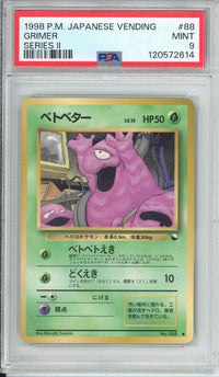 Pokemon Graded: JP Grimer #88 Vending Series II (1998) PSA 9