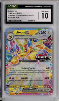 Pokemon Graded: Umbreon ex 30/131 Prismatic Evolutions Suprise Box Stamped (2025) Holo CGC 10