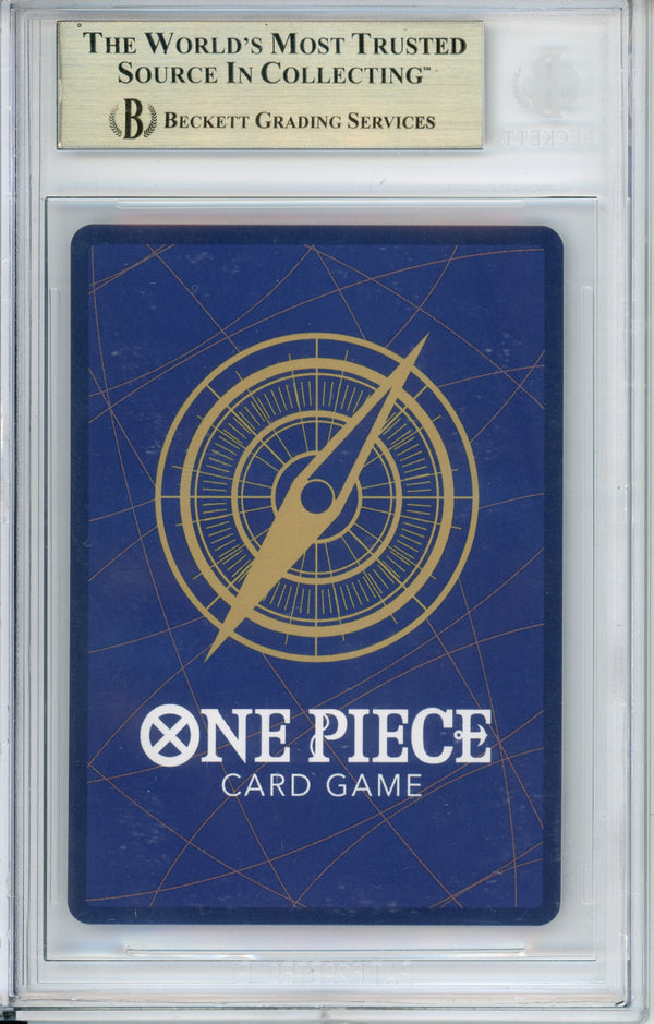 One Piece Graded: Monkey D. Luffy OP05-119 Manga Alternate Art Beckett 10