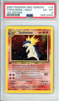 Pokemon Graded: Typhlosion 1st Edition PSA 6