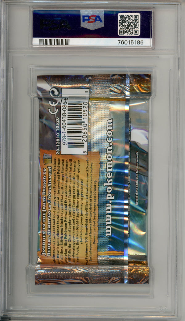 Pokemon Graded: Heart Gold Soul Silver Lugia Foil Pack PSA 8