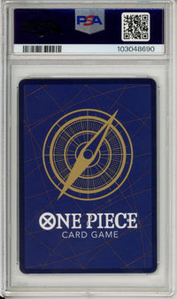 One Piece Graded: Gol D. Roger Alt Art OP09-118 Gold Manga PSA 10