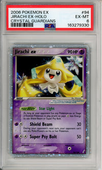 Pokemon Graded: JIrachi ex 94/100 Crystal Gaurdians (2006) Holo PSA 6