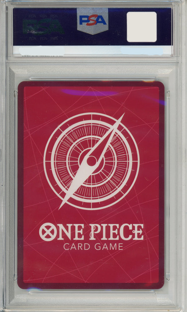 One Piece Graded: Monkey D. Luffy ST21-001 Black & White Alt Art PSA 10