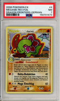 Pokemon Graded: Meganie Delta Species 4/102 Dragon Frontiers German (2006) PSA 7