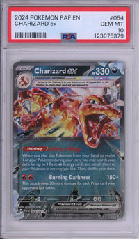 Pokemon Graded: Charizard ex 54/91 Paldean Fates (2024) Holo PSA 10