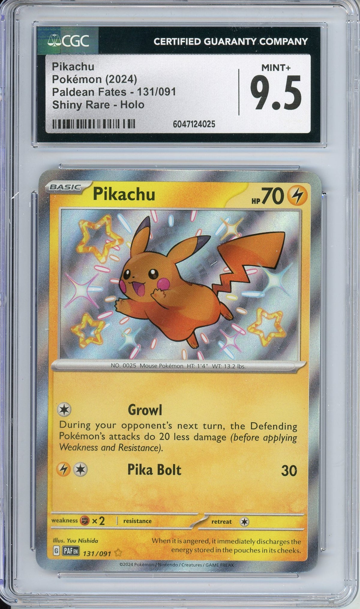 Pokemon Graded: Pikachu CGC 9.5