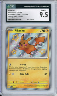 Pokemon Graded: Pikachu CGC 9.5