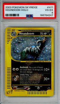 Pokemon Graded: Houndoom H11/H32 Skyridge (2003) Holo PSA 4
