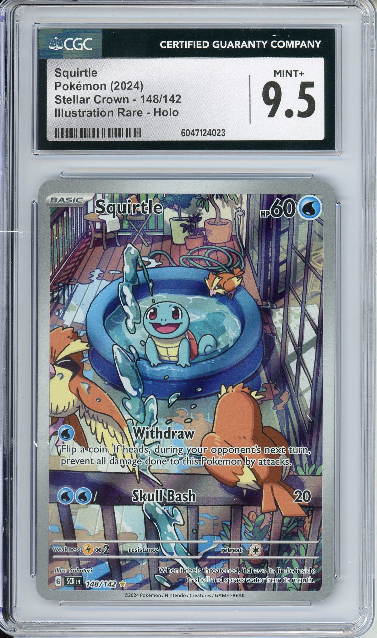 Pokemon Graded: Squirtle CGC 9.5