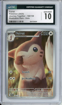 Pokemon Graded: Furret CGC 10