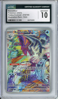 Pokemon Graded: Baxcalibur CGC 10