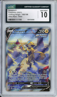 Pokemon Graded: Zeraora V CGC 10