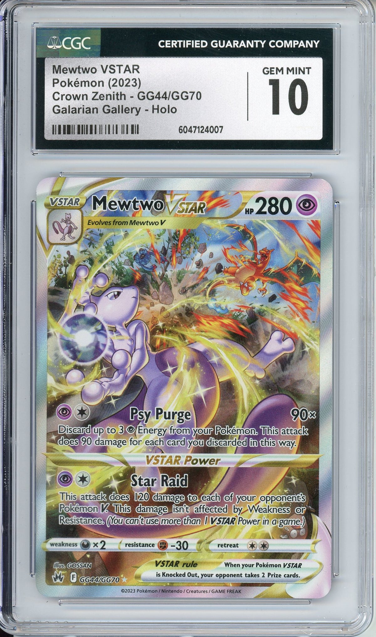 Pokemon Graded: Mewtwo VSTAR CGC 10