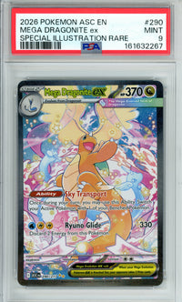 Pokemon Graded: Mega Dragonite ex 290/217 Ascended Heroes (2026) SIR PSA 9