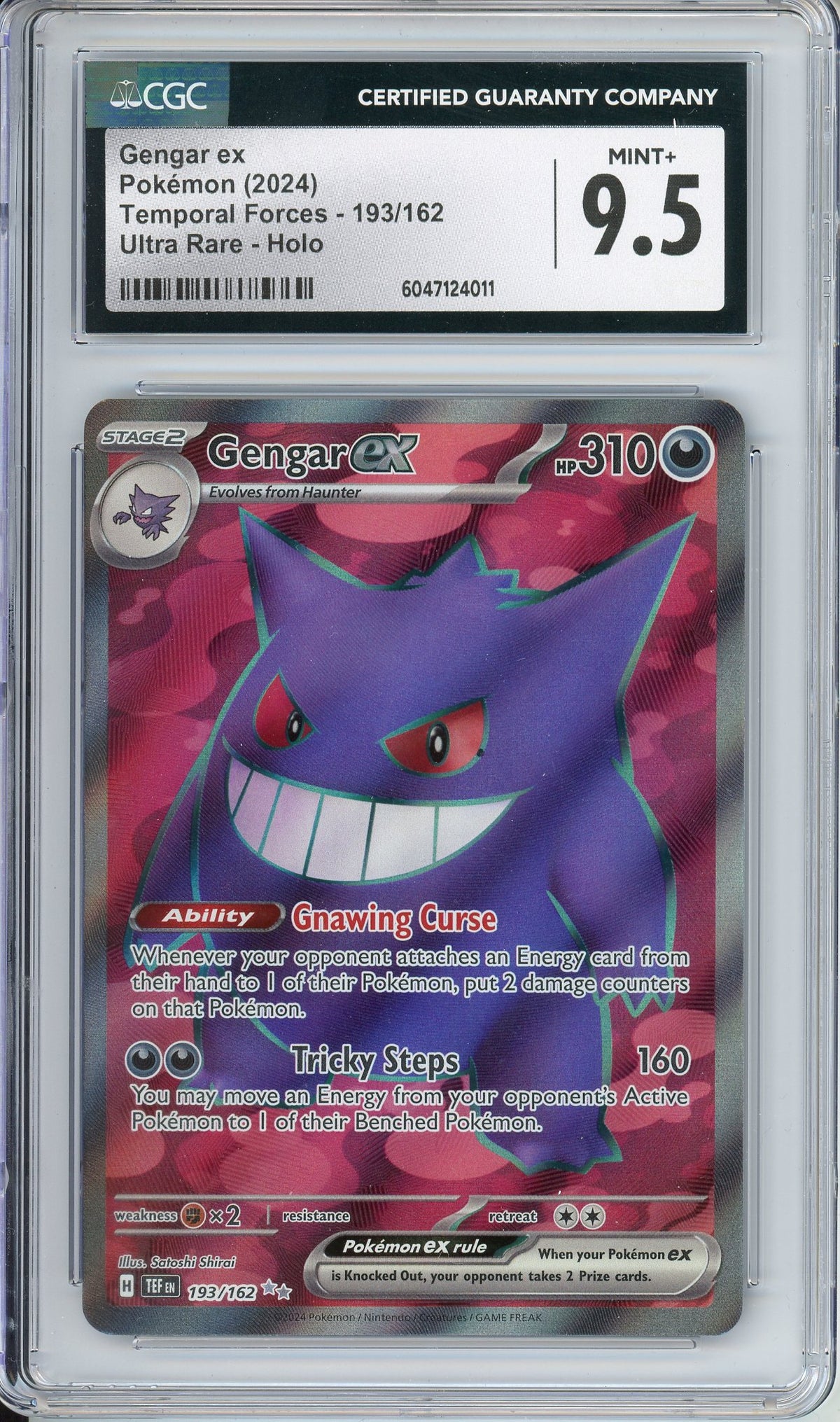 Pokemon Graded: Gengar ex CGC 9.5