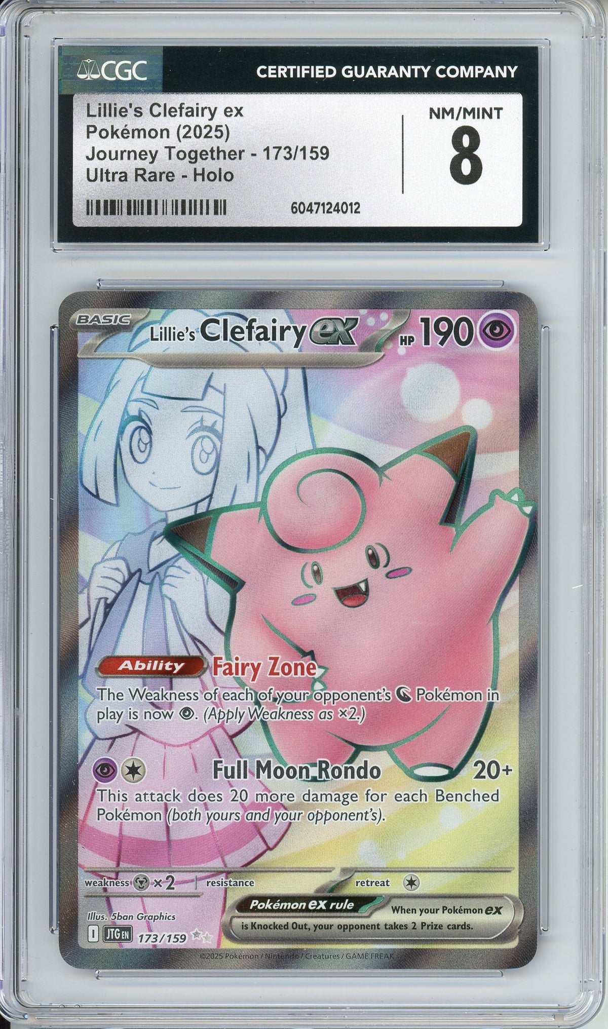 Pokemon Graded: Lillie's Clefairy CGC 8
