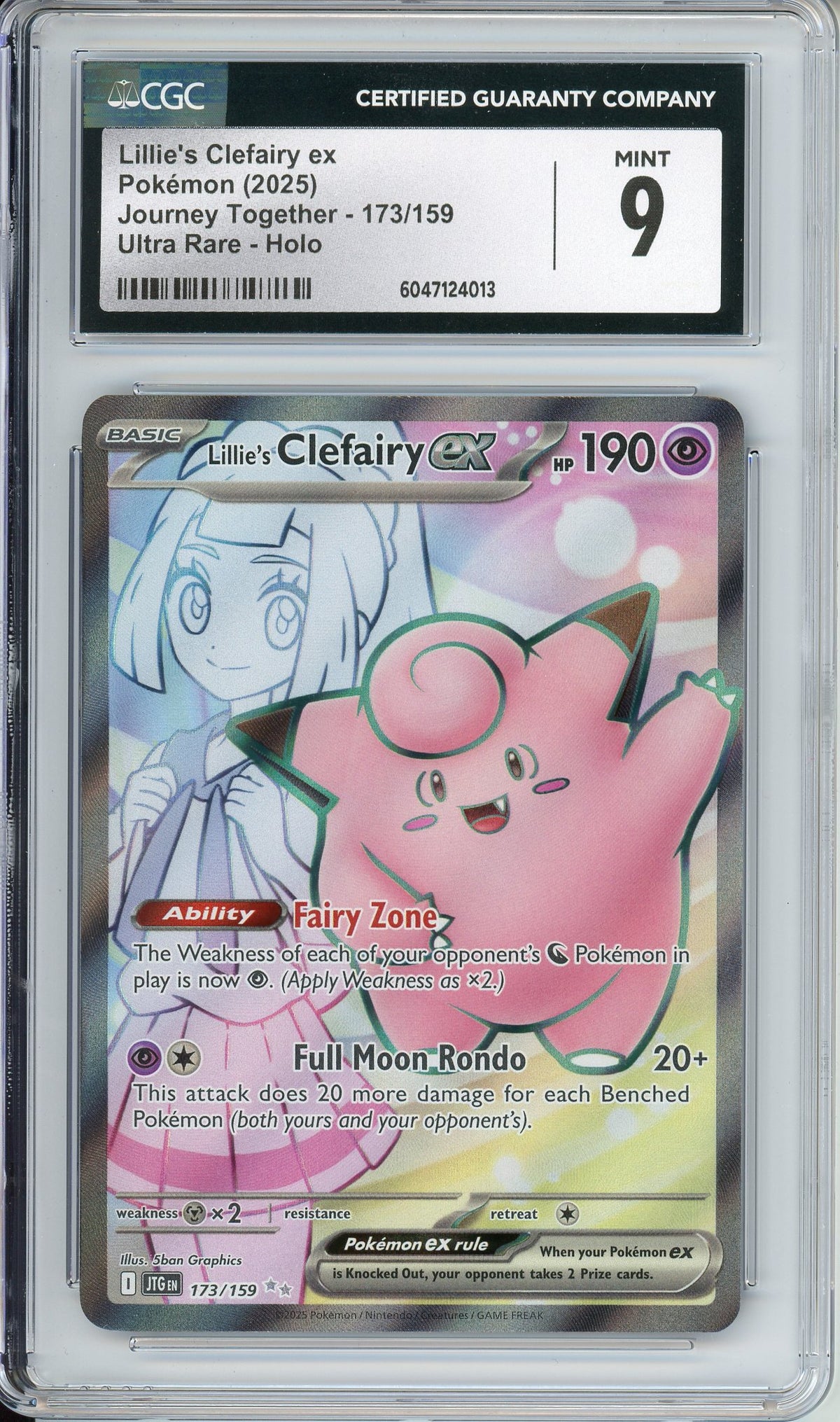 Pokemon Graded: Lillie's Clefairy CGC 9