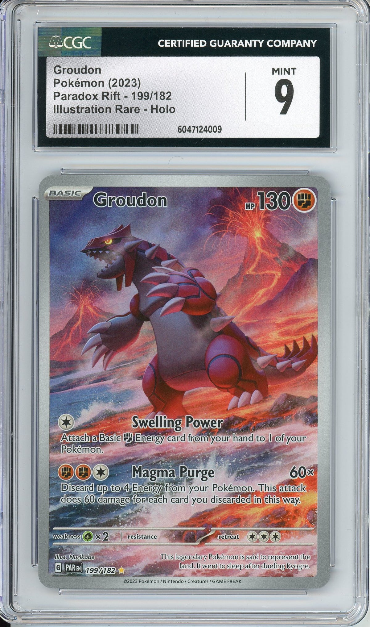 Pokemon Graded: Groudon CGC 9