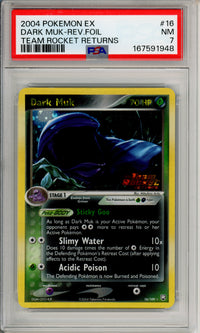 Pokemon Graded: Dark Muk 16/109 Team Rocket Returns (2004) PSA 7