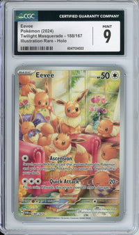 Pokemon Graded: Eevee CGC 9