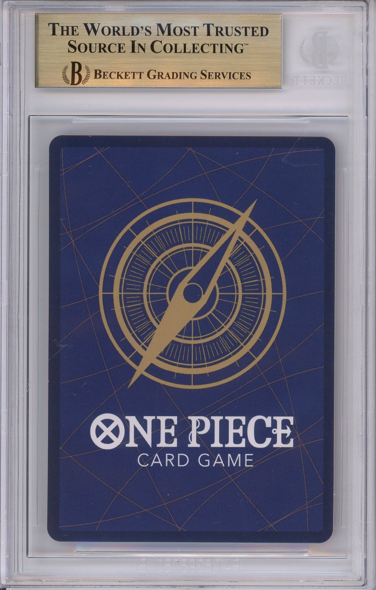 One Piece Graded: JP Monkey D. Luffy ST21-014 20th Anniversary Beckett 10