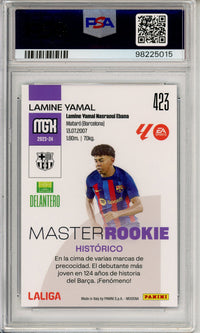 Graded Topps: Lamine Yamal Master Rookie #423 EA Sports PSA 10