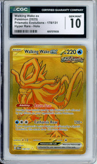 Pokemon Graded: Walking Wake ex 178/131 Prismatic Evolutions (2025) Go Double Infinity Gaming Pokemon Graded: Walking Wake ex 178/131 Prismatic Evolutions (2025) Go Double Infinity Gaming